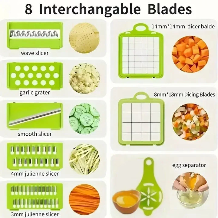 16-in-1 Vegetable Chopper & Slicer for Kitchen Essentials