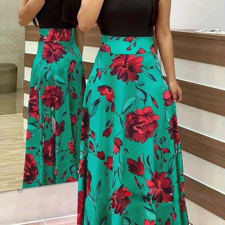 Floral Print Swing Dress – Summer Style for Effortless Elegance