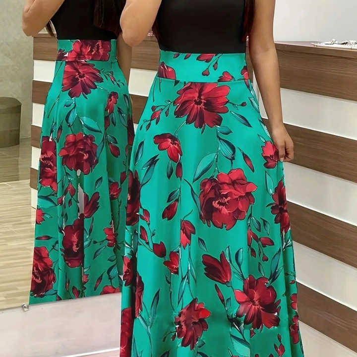 Floral Print Swing Dress – Summer Style for Effortless Elegance