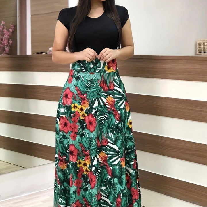 Floral Print Swing Dress – Summer Style for Effortless Elegance